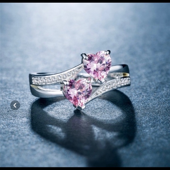 Pink Topaz November Birthstone Ring - Picture 3 of 6
